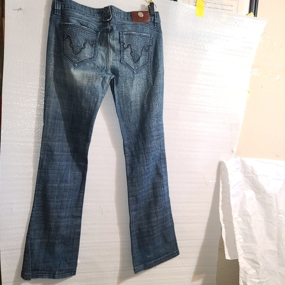 ANTIK denim distressed Jeans Bootcut - Picture 6 of 11